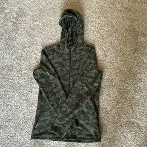 Lululemon jacket snug (I like)  Fits me perfect I’m 5’10 160.